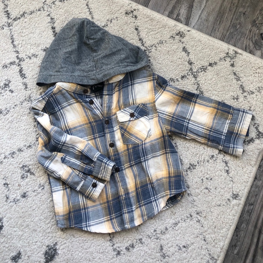 BABY boy NEW FLANNEL SHIRT